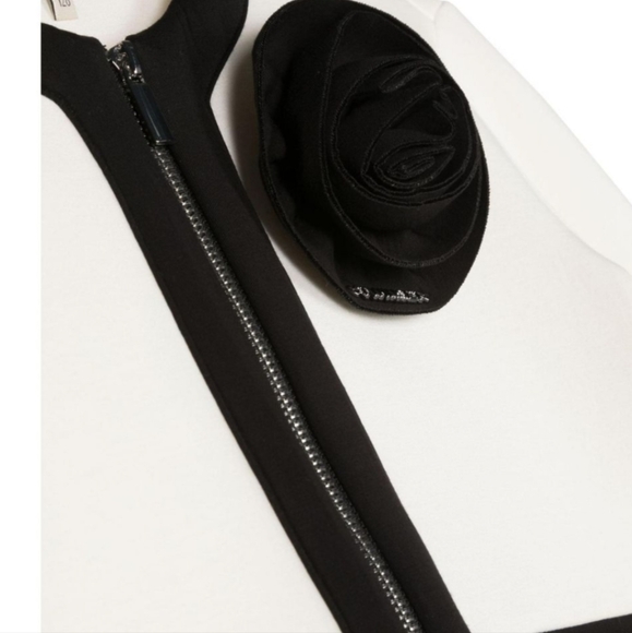 TWINSET floral-appliqué jacket girls size 16 NEW - Picture 5 of 5